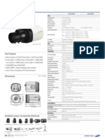 1280H WDR Camera: Key Features