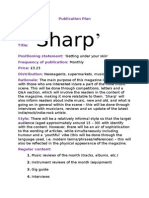 Sharp': Publication Plan