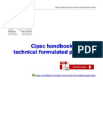 Cipac Handbook Analysis Technical Formulated Pesticides