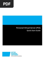 Personal Virtual Server (PVS) : Quick Start Guide