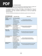 Evaluación de Proveedores - Logística