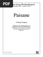 Paisane: (Johann Georg Weichenberger)