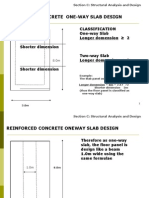 DESIGN Reinforced Concrete One-Way Slab