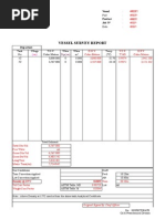 Vessel Survey Report: Vessel Product Job N°