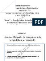 Transformada de Laplace Aplicada A Circuitos