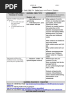 Lesson Plan: Grade/Subject: Grade 1 Math Unit: Number Sense Lesson Duration: 30 Minutes