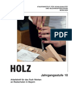 Holz - Arbeitsheft 10TE KLASSE