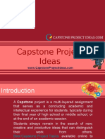 Capstone Project Ideas