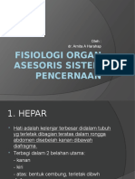 Fisiologi Organ Asesoris Sistem Pencernaan