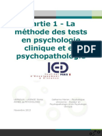 Echelle Et Test en Psychologie Clinique