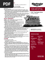 Waukesha 12VAT27GLC Engine Data