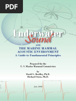 Underwater Sound and The Marine Mammal Acoustic Enviroment