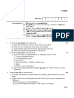 Estimating and Costing Question Paper