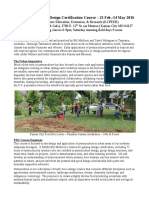 Urban Permaculture Design Certification Course - Winter-Spring 2016