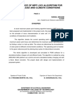 Performance of MPP Loci Algorithm For Various Load and Climate Conditions