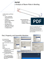 Tutorial-Large Deformation of Beam Plate PDF