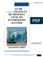 PLAN CONTIGENCIA Inversiones Kayser