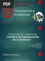 Practica 11. Cinética de Halogenación de La Acetona