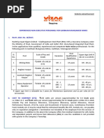 Requires: Experienced Non-Executive Personnel For Garbham Manganese Mines