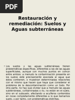 Restauracion y Remediacion Suelos y Aguas Subterraneas