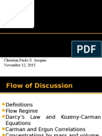 Fluid Flow in Porous Media