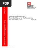 Theoretical Manual For Pile Foundations