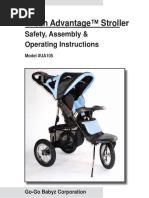 Urban Advantage™ Stroller: Safety, Assembly & Operating Instructions