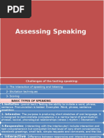 Assessing Speaking