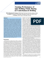 Hole Cleaning Performance of Light-Weight Drilling Fluids During Horizontal Underbalanced Drilling