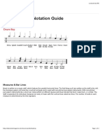 Drum Notation Guide - DRUM! Magazine