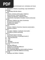 Psychology For Post Basic B.SC