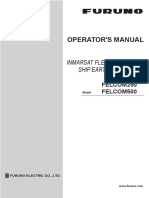 Furuno FELCOM250 - 500 Operator's Manual