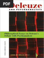 De BOLLE Leen Org Deleuze and Psychoanalysis PDF