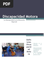 Discapacidad Motriz