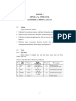 Modul Algoritma & Pemrograman Bahasa C - Tipe Data, Operator, Kondisi Dan Perulangan