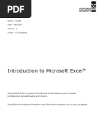 Ms Excel 2007