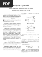 Relajacion Exponencial - Laboratorio 6 e