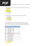 Preguntas - VLSM Sumarizacion IPv6