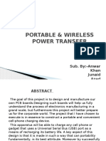 Portable & Wireless Power Transfer: Sub. By:-Anwar Khan Junaid Azad Amit Kumar