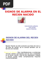 Signos de Alarma en El Recien Nacido.