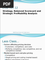 CHP 12 - Strategy, Balanced Scorecard, and Strategic Profitability (With Answers)