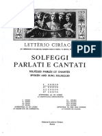 Ciriaco Solfeggi Parlati e Canti I°corso