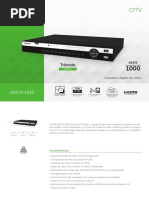 Datasheet Ficha Tecnica - Hdcvi 1032 0