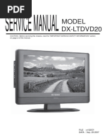 Service Manual: Model Dx-Ltdvd20