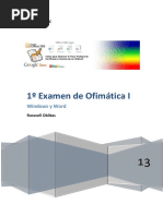 1º Examen de Ofimática I PDF