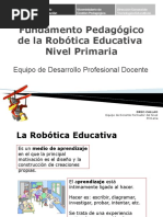 Fundamento Pedagógico Robotica Educativa