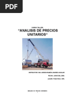 Manual Análisis de Precios Unitarios