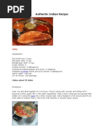 Indian Recipe