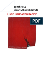 La Matematica de Pitagoras A Newton - Lucio Lombardo