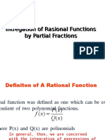 Integration by Partial Fraction